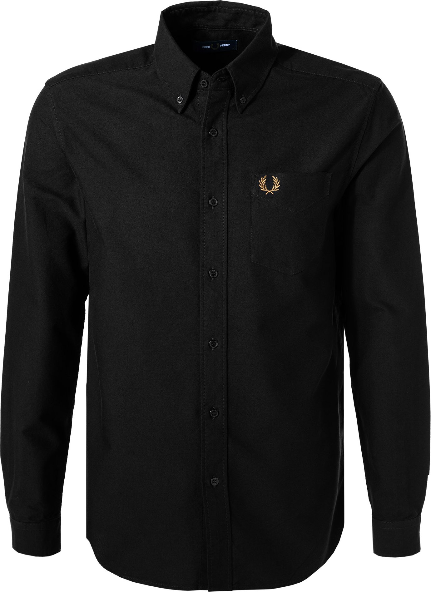 Fred Perry Herren Hemd schwarz