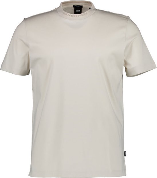 BOSS Black Herren T-Shirt beige Slim Fit