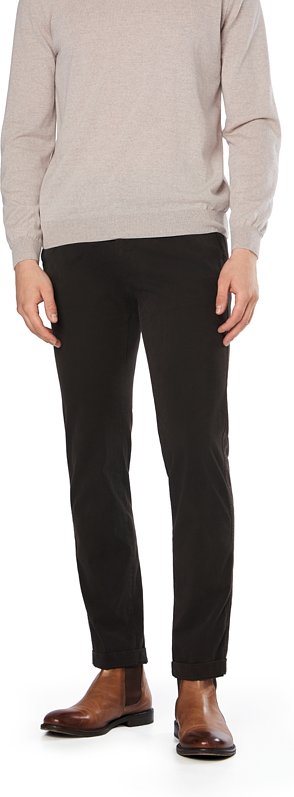 Mason's Herren Hosen braun Slim Fit