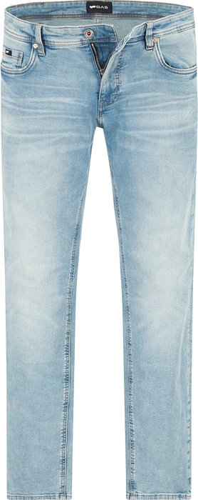 GAS Herren Jeans blau Straight Fit