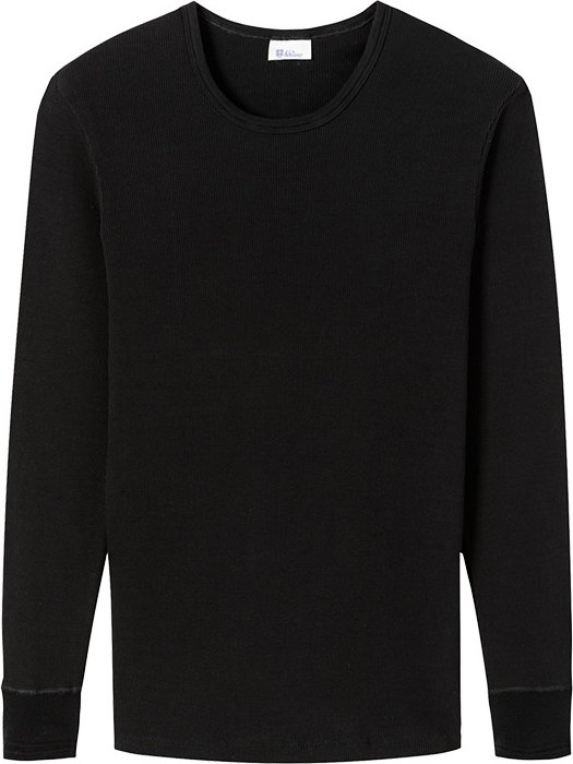 Schiesser Revival Herren Longsleeve schwarz