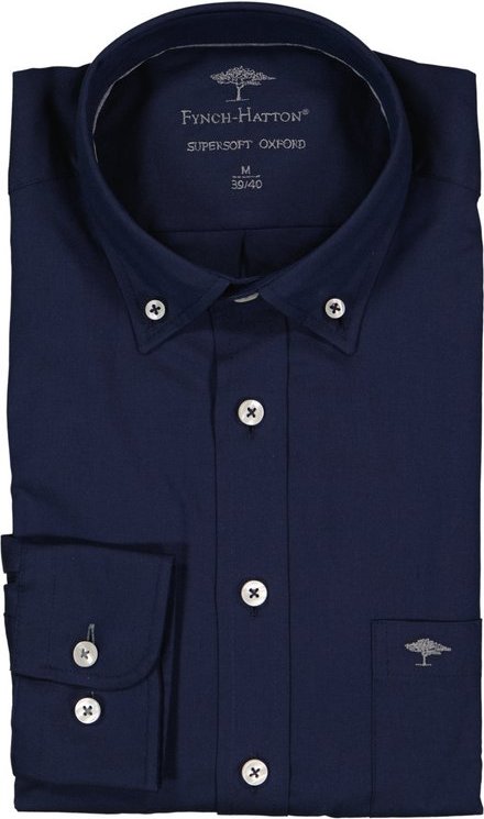 Thumbnail - Fynch-Hatton Herren Hemd blau