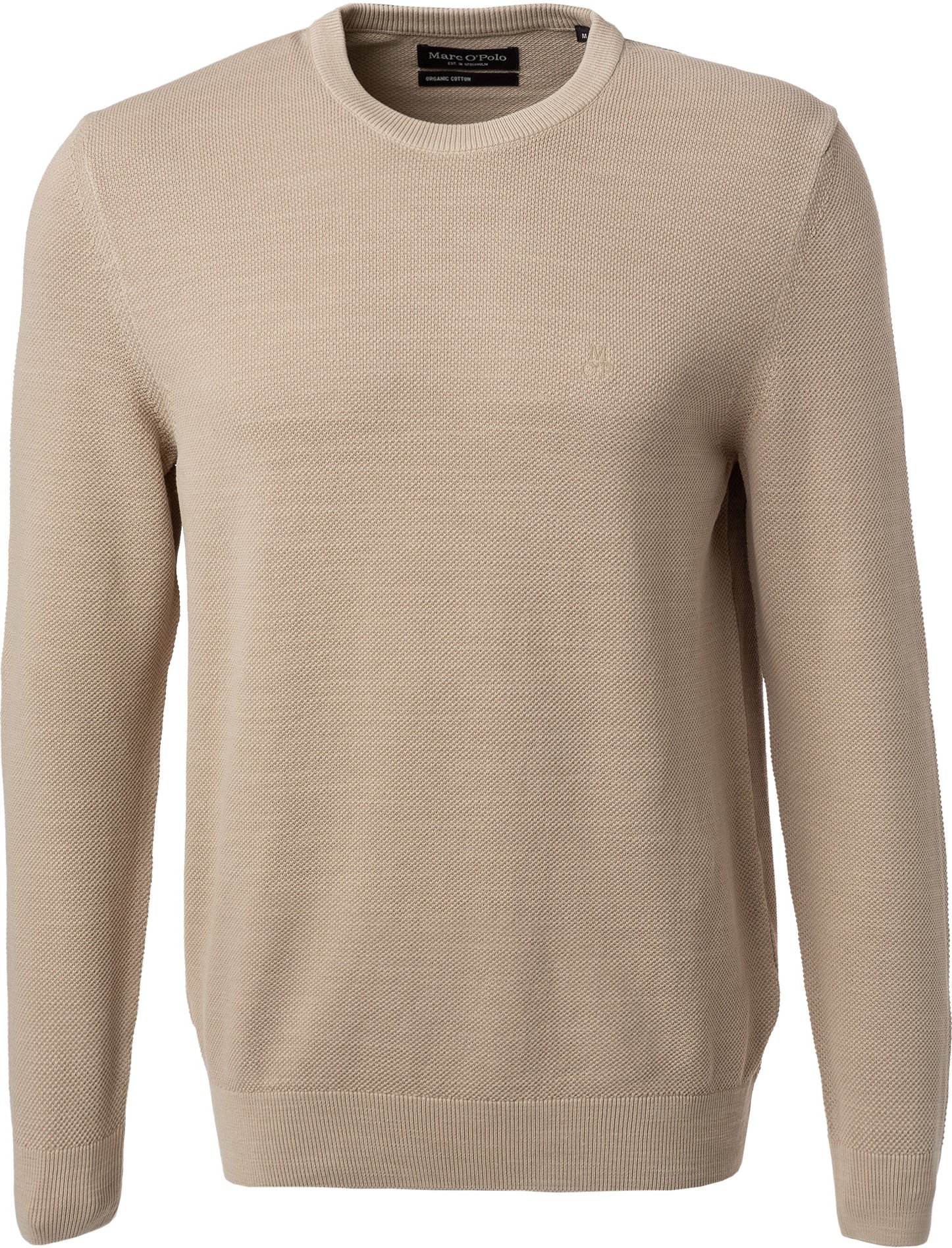 Marc O'Polo Herren Pullover beige unifarben