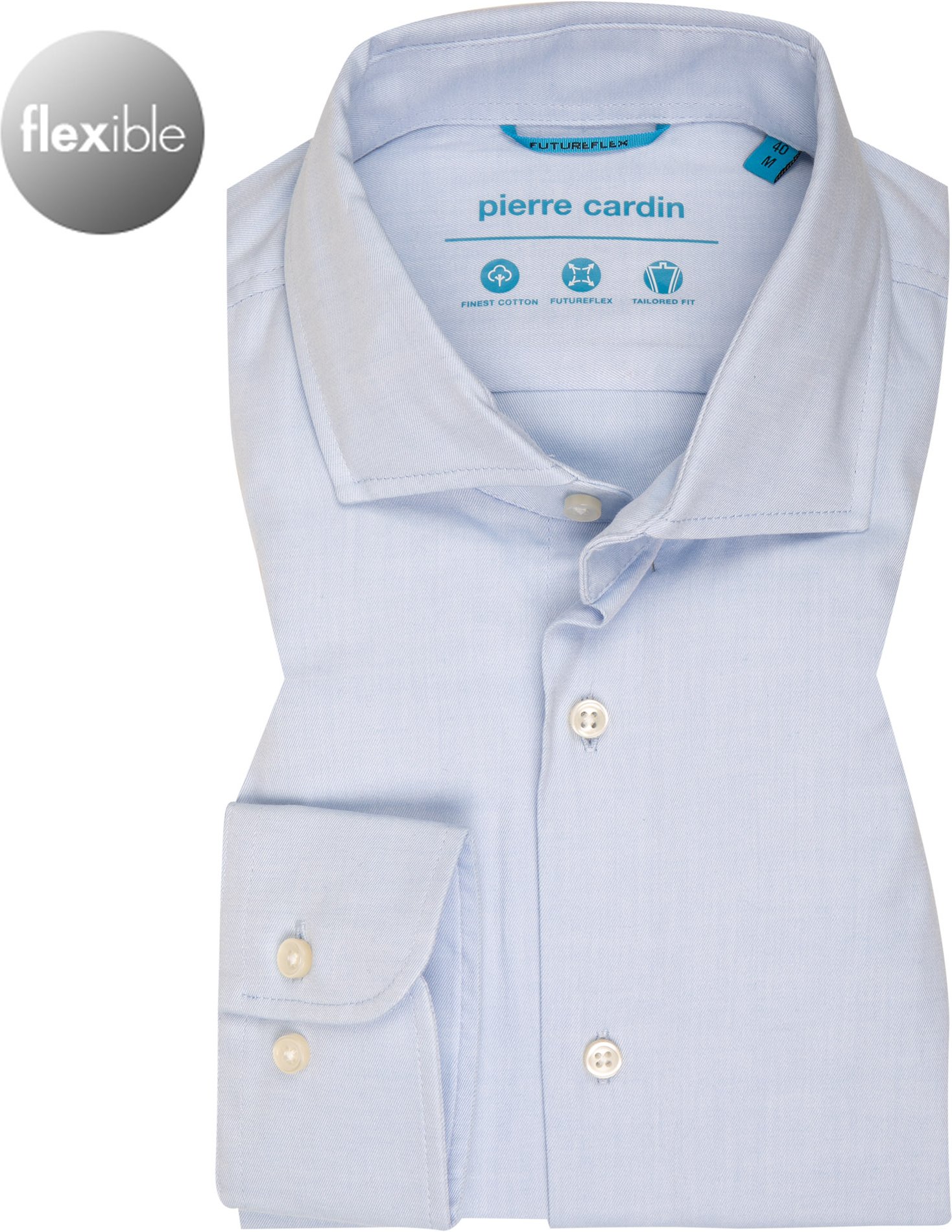Thumbnail - Pierre Cardin Herren Hemd blau
