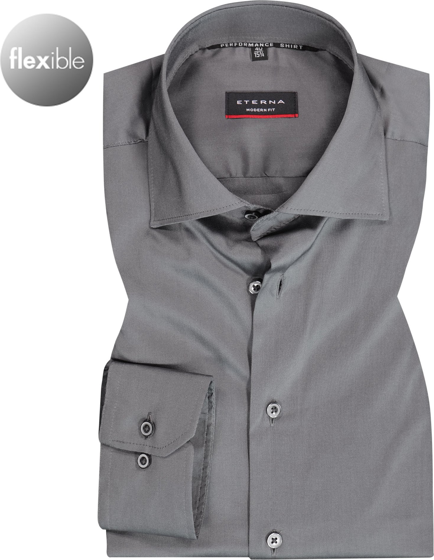 ETERNA Herren Hemd grau
