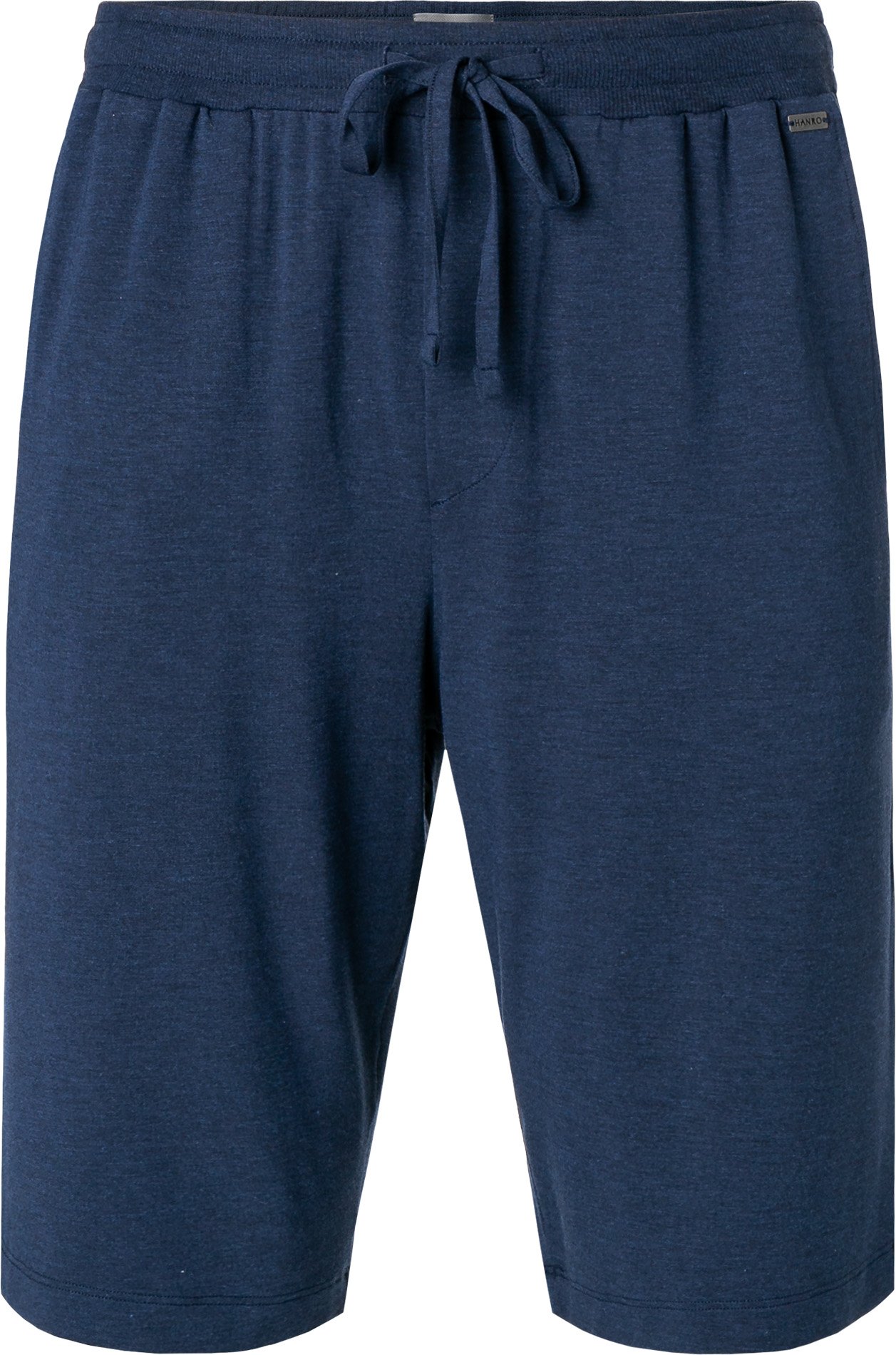 Thumbnail - HANRO Herren Pyjamashorts blau unifarben