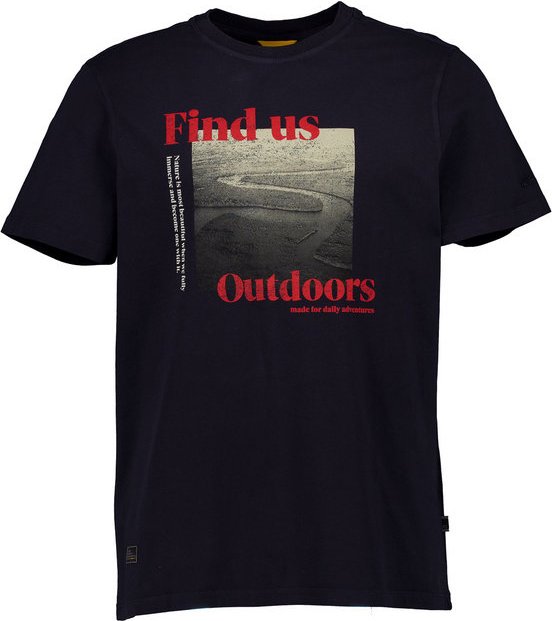 camel active Herren T-Shirt blau