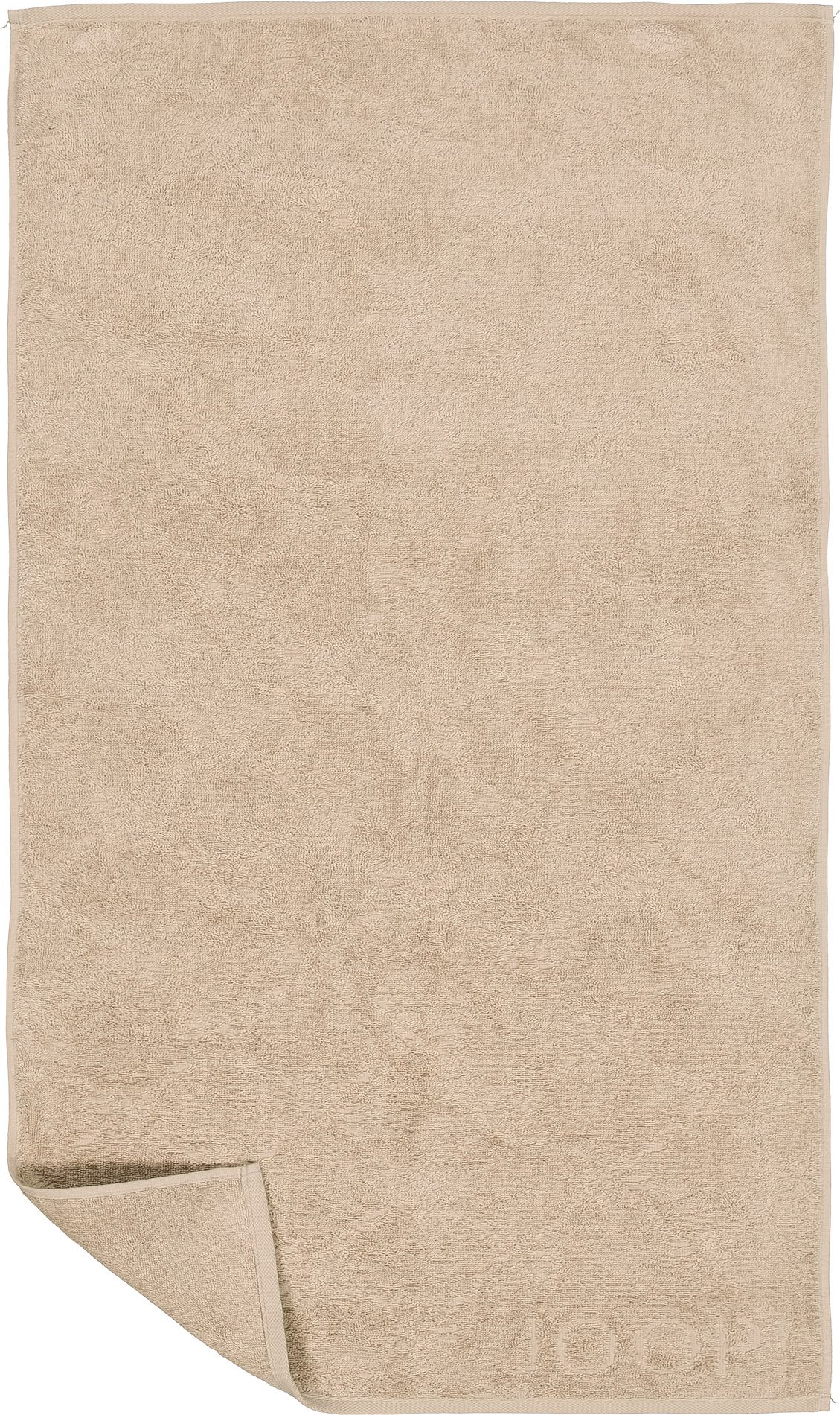 JOOP! Herren Gästetuch beige Baumwolle & Mix unifarben