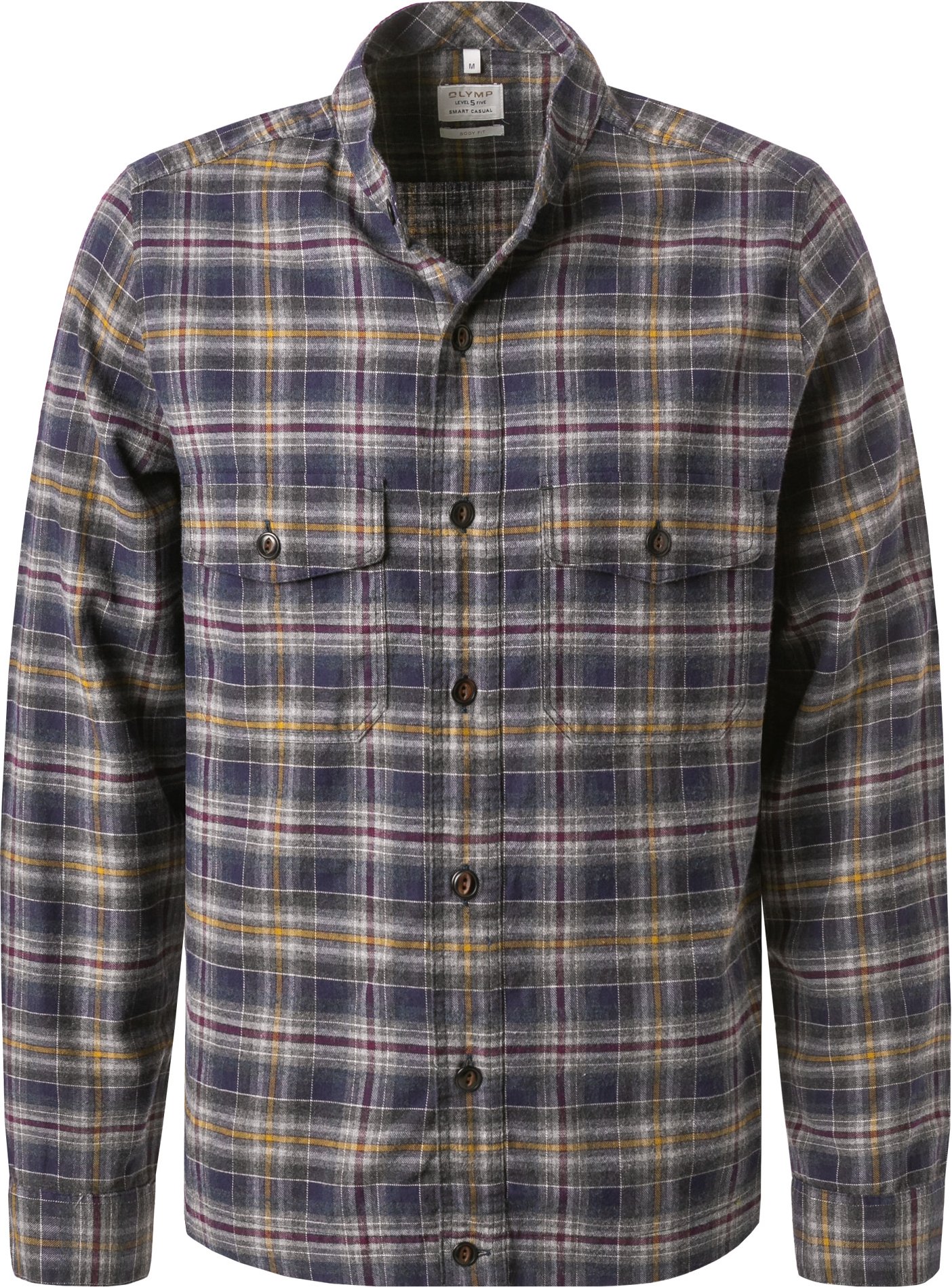 Thumbnail - OLYMP Herren Hemd blau kariert