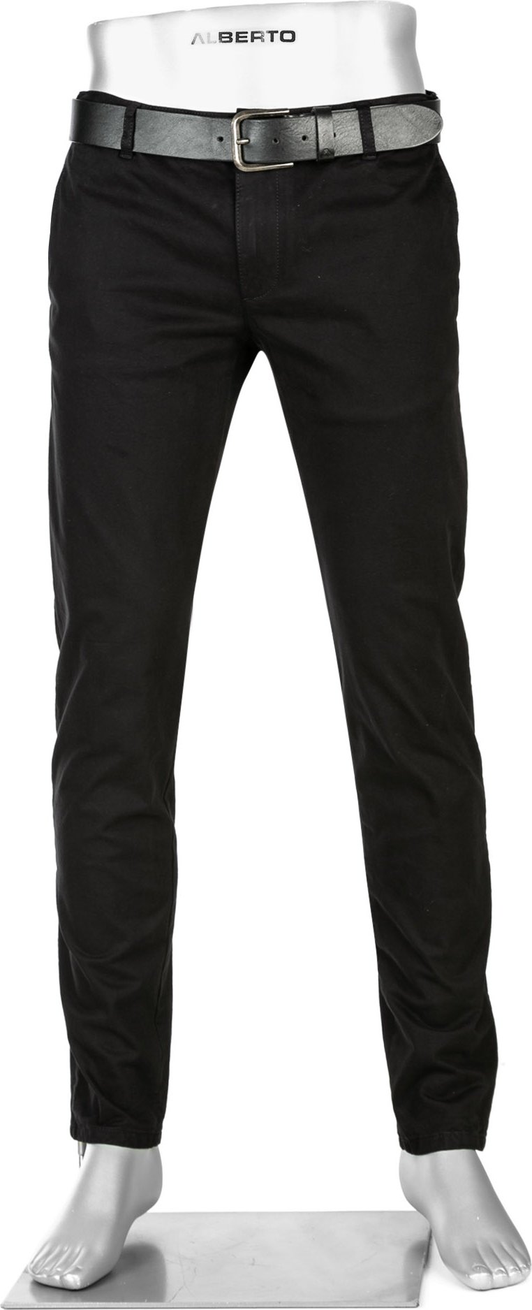 Alberto Herren Chino schwarz Slim Fit