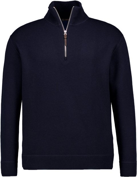 BOGGI MILANO Herren Pullover blau unifarben