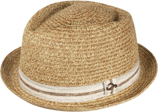 Herrenausstatter Herren Hut beige