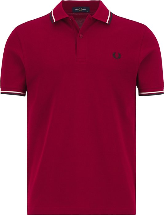 Fred Perry Herren Polo-Shirt rot