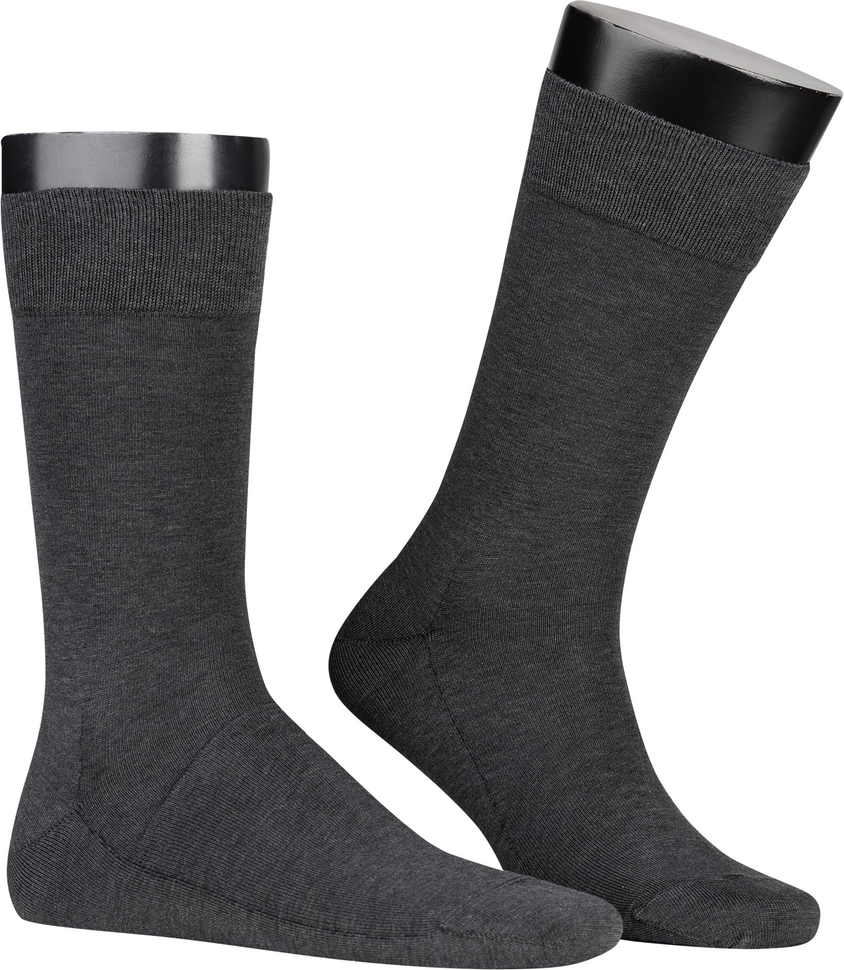 Thumbnail - KUNERT Men Herren Socken grau Merc. Baumwolle unifarben