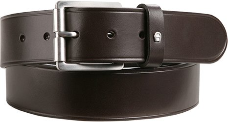 AIGNER Herren Gürtel braun Glattleder