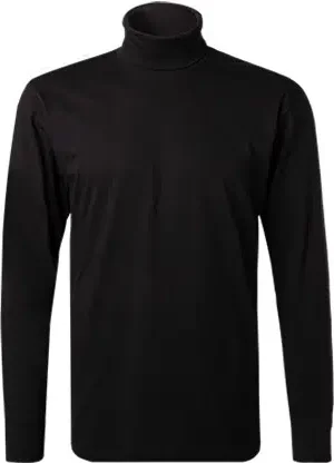 Thumbnail - RAGMAN Herren Rollkragenshirt schwarz unifarben