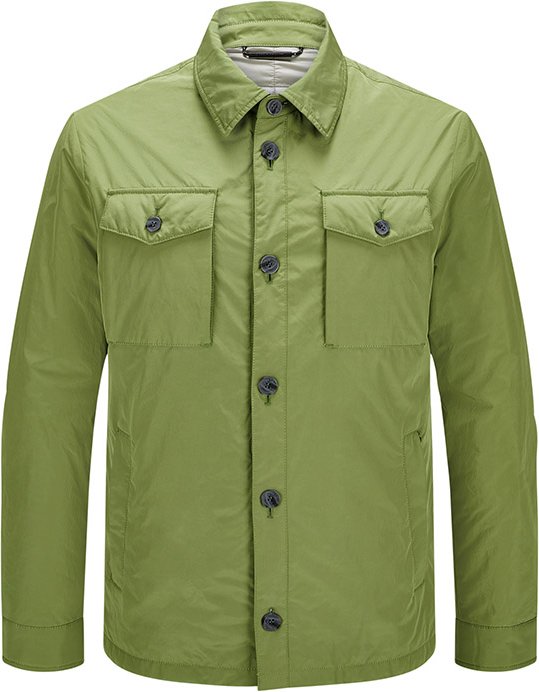 Thumbnail - MILESTONE Herren Jacke grün unifarben