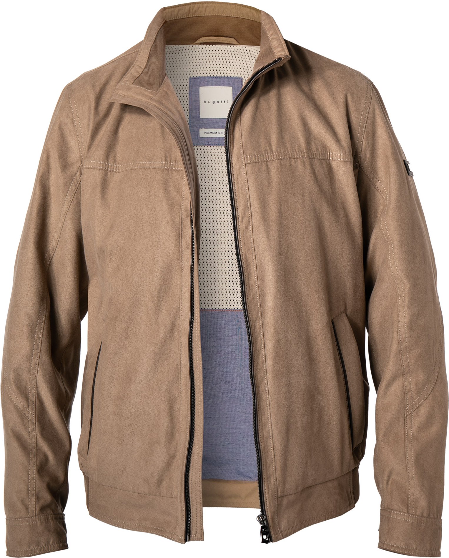 bugatti Herren Jacke beige unifarben