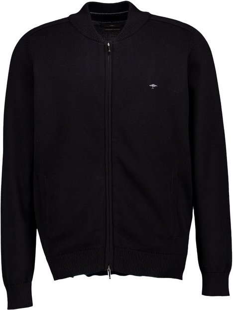 Thumbnail - Fynch-Hatton Herren Cardigan schwarz unifarben