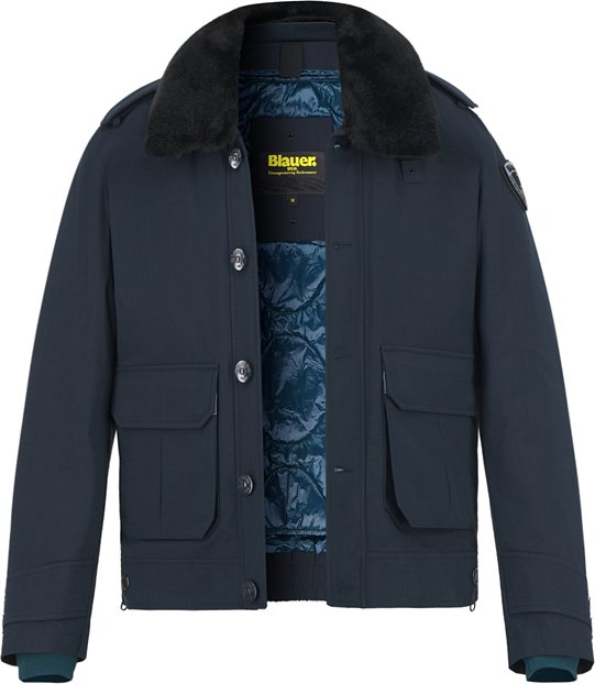 Blauer. USA Herren Jacke blau unifarben