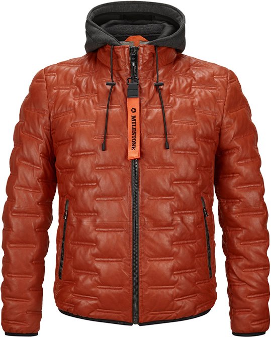 Thumbnail - MILESTONE Herren Jacken braun,orange, cognac