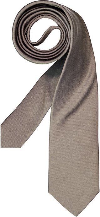 OLYMP Herren Krawatten grau unifarben