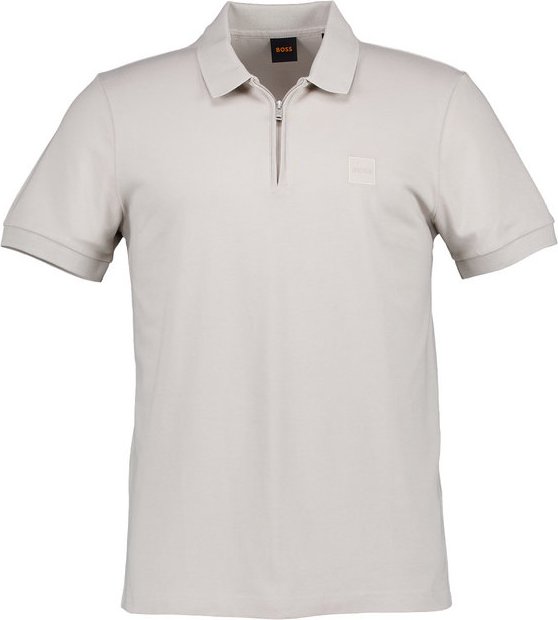 BOSS Orange Herren Polo-Shirts grau