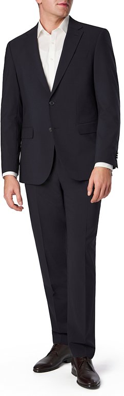 BOSS Black Herren Anzug blau