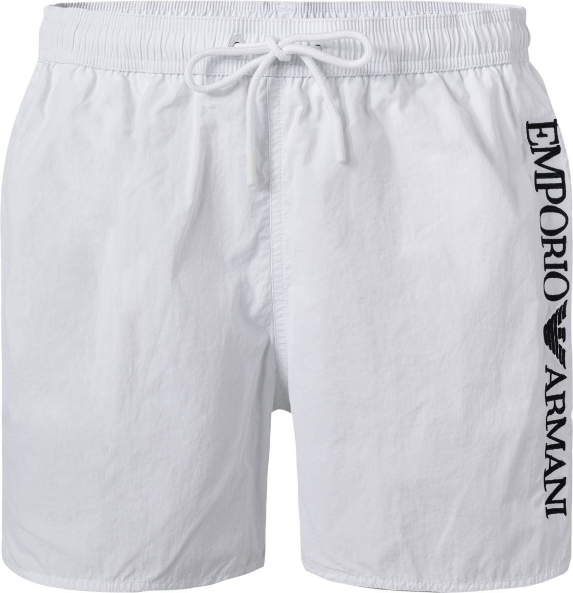 EMPORIO ARMANI Herren Badeshorts weiß unifarben