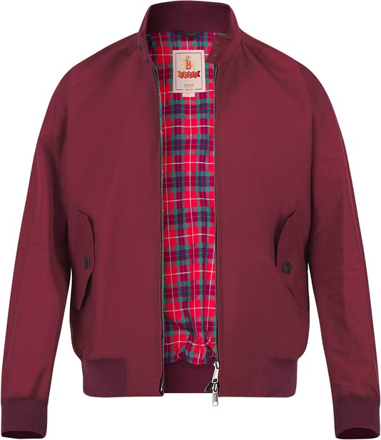 Baracuta Herren Jacke rot unifarben