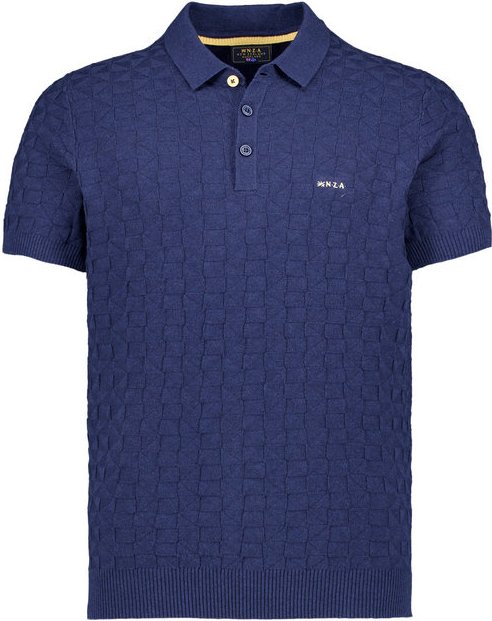 N.Z.A. Herren Polo-Shirt blau