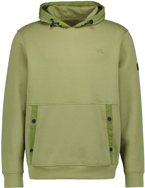 Thumbnail - camel active Herren Hoodie grün unifarben