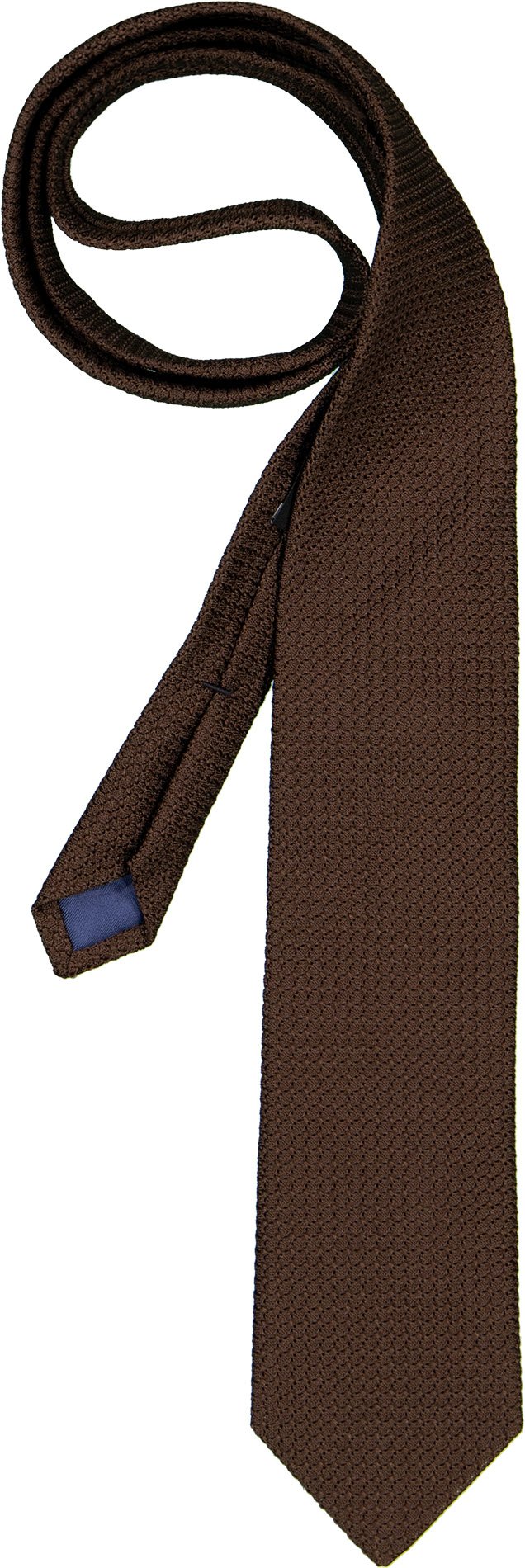 Thumbnail - Ascot Herren Krawatte braun unifarben