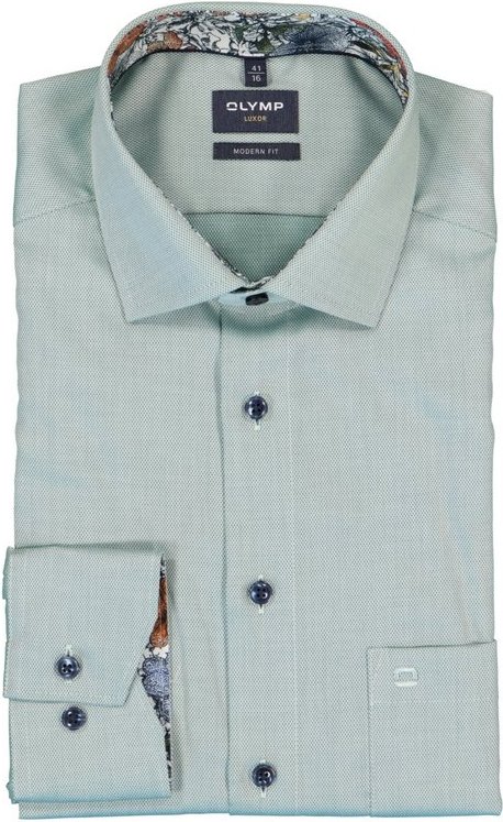 OLYMP Herren Hemd grün