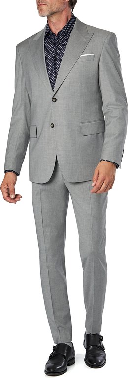 JOOP! Herren Anzug grau meliert Slim Fit