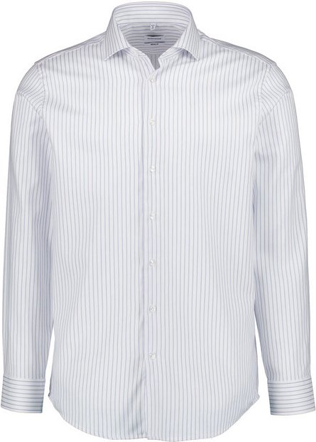 Seidensticker Herren Hemd blau gestreift