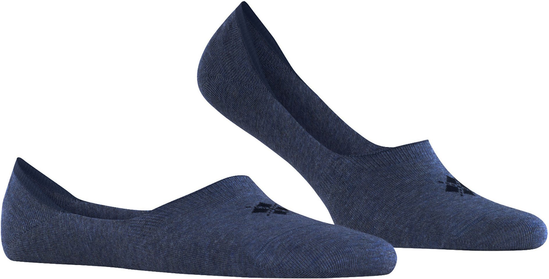 Burlington Herren Füßlinge blau Baumwolle & Mix unifarben