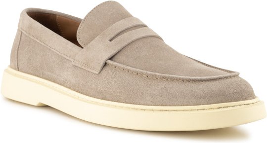 Prime Shoes Herren Loafer beige Velours