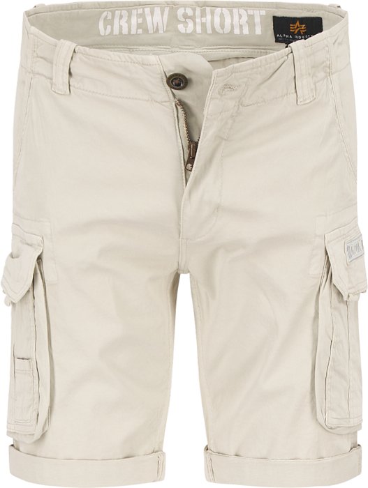 ALPHA INDUSTRIES Herren Shorts beige Slim Fit