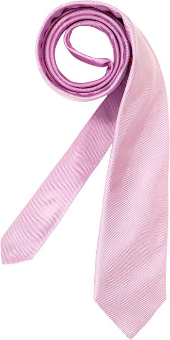 Ascot Herren Krawatte rosa unifarben