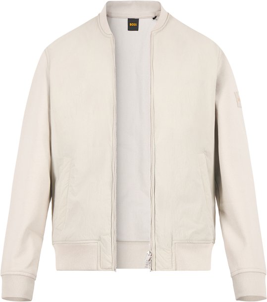 BOSS Orange Herren Jacken grau unifarben