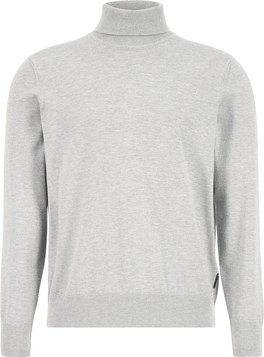 Thumbnail - HECHTER PARIS Herren Rollkragenpullover grau unifarben