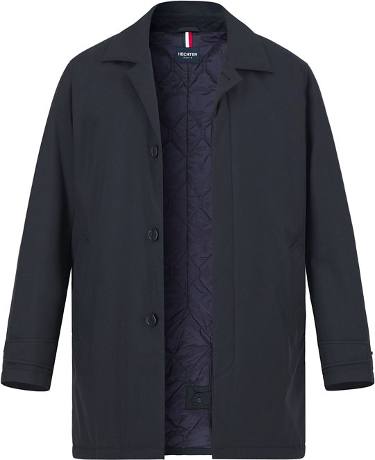 HECHTER PARIS Herren Mantel blau unifarben