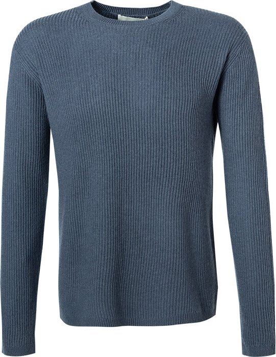 Thumbnail - JUVIA Herren Pullover blau unifarben