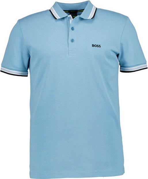 BOSS Green Herren Polo-Shirt blau