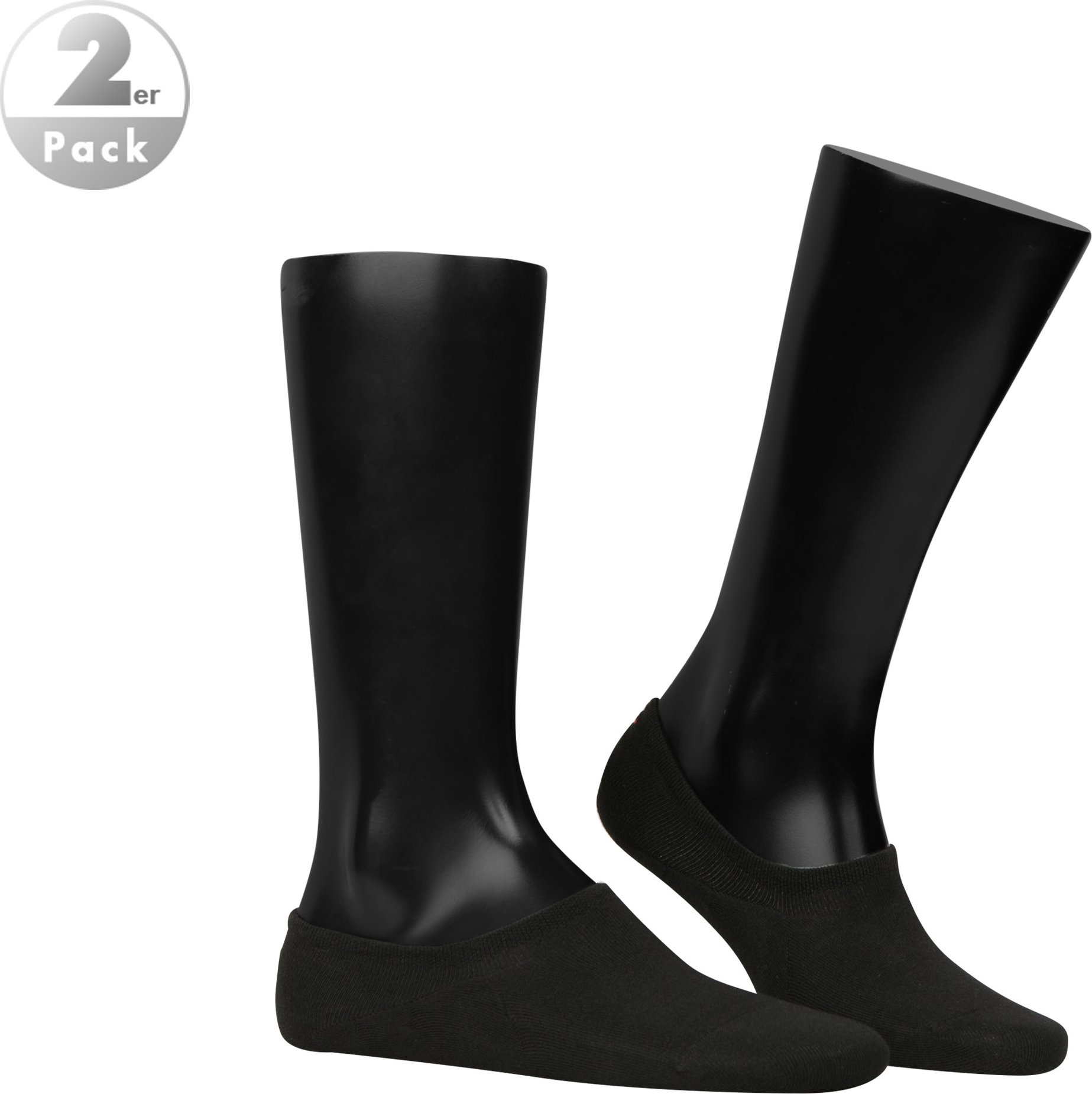 Thumbnail - Tommy Hilfiger Herren Sneakersocken schwarz Baumwolle & Mix unifarben