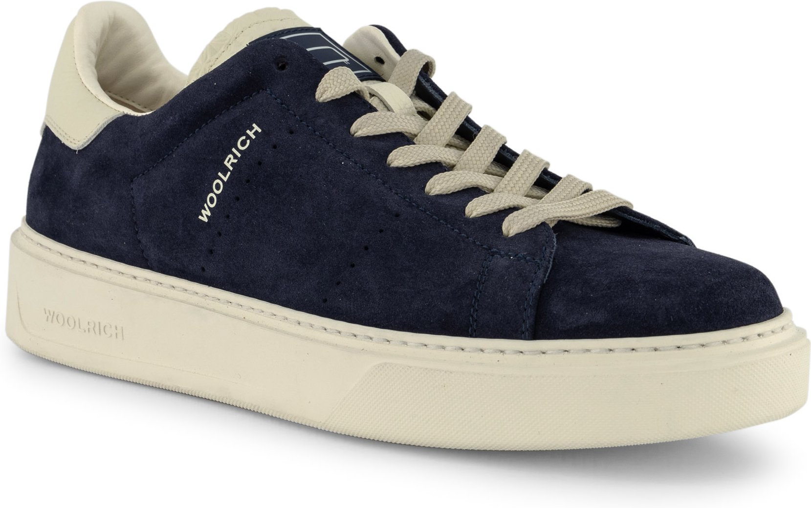 WOOLRICH Herren Sneaker blau Glattleder