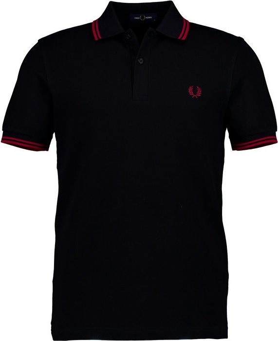 Fred Perry Herren Polo-Shirts schwarz