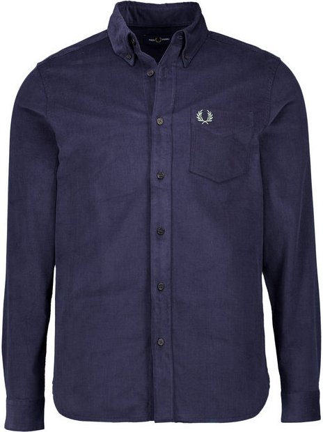 Fred Perry Herren Hemd blau