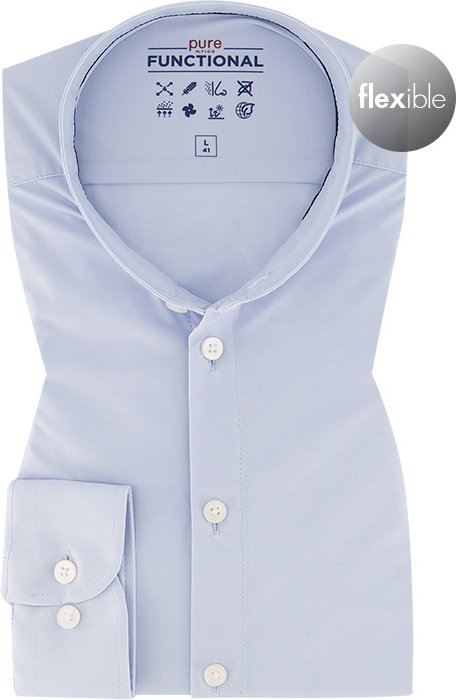 PURE Herren Hemd blau